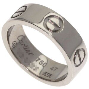 Cartier Love Ring 47 18K White Gold